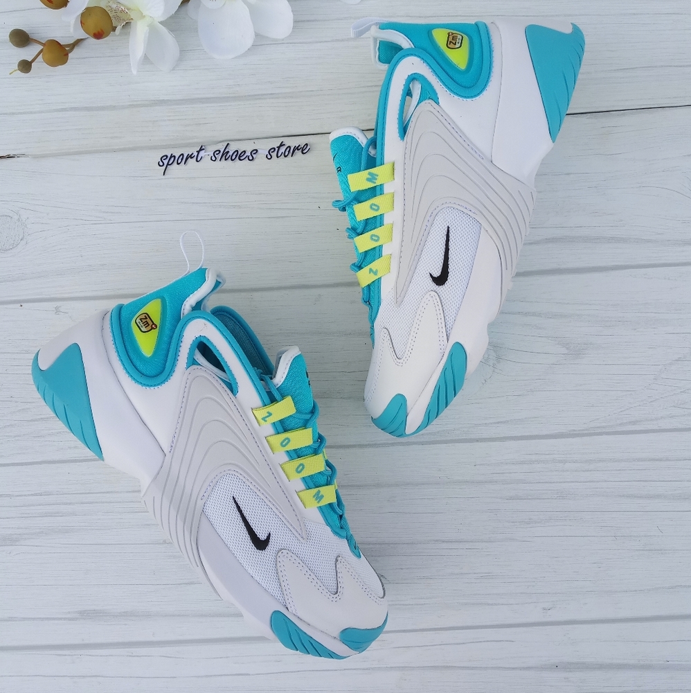 WOMEN'S NIKE M2K TEKNO WHITE BLUE AO0354-401 SNEAKERS SPORTSWEAR